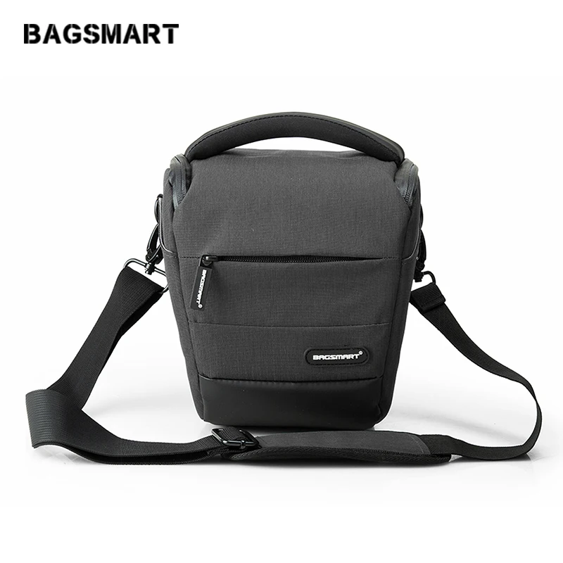 

BAGSMART Nylon Camera Shoulder Bag Waterproof Camera Case Bag for Canon Digital SLR / DSLR Compact Travel Storage Bag