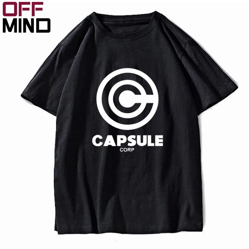 

OFF MIND 100% cotton o-neck summer men Tshirt capsule loose men t shirt loose dragon ball o-neck t-shirt tee shirt DR0109