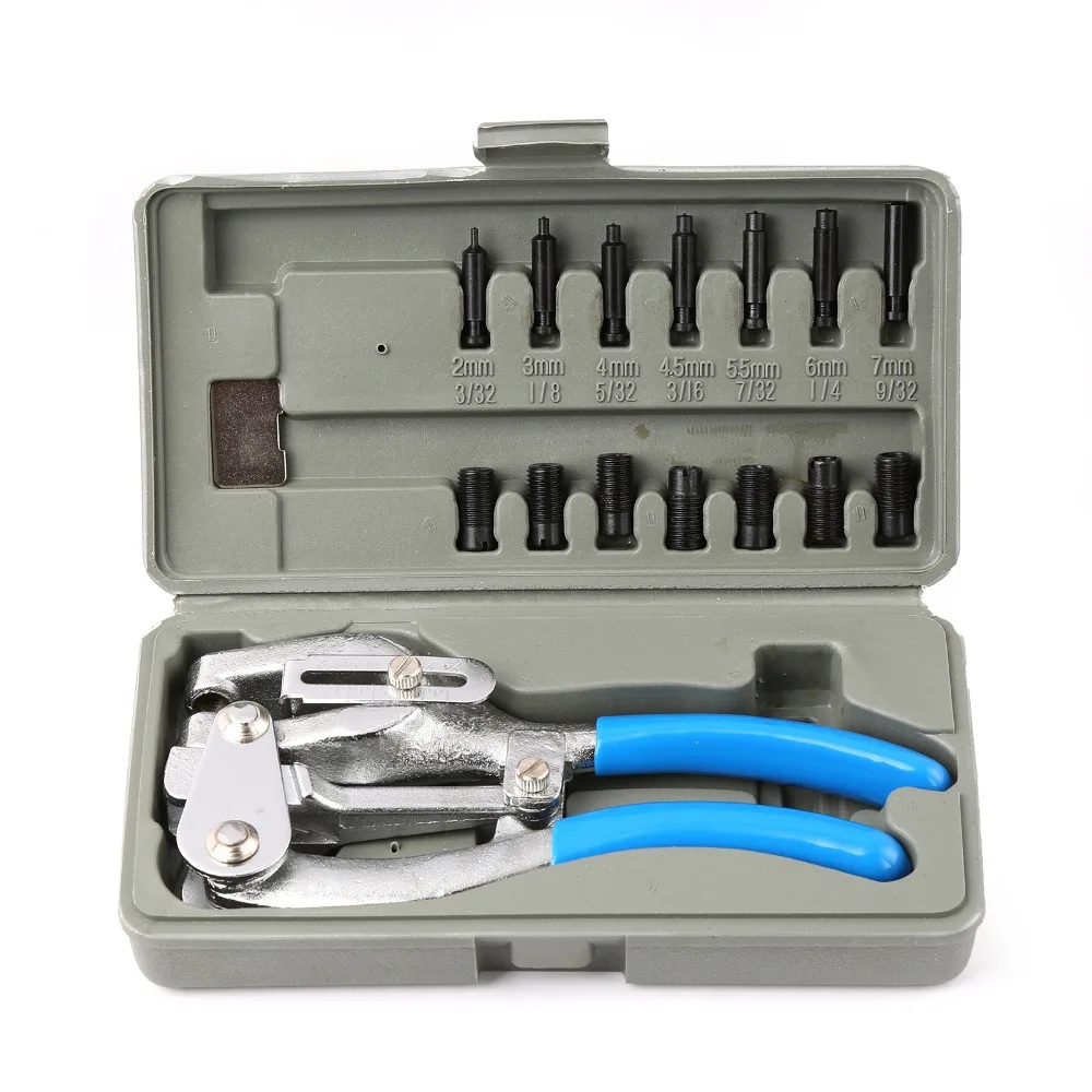 

WINMAX Power Punch Kit Hand Held Power Punch, Sheet Metal Hole Punch Kit Body Shop Work WT01Z0802