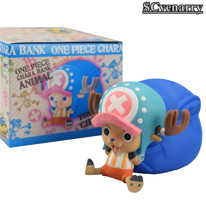 

17cm Piggy Coin Bank Chopper PVC Figure One Piece Collectible Model Toys