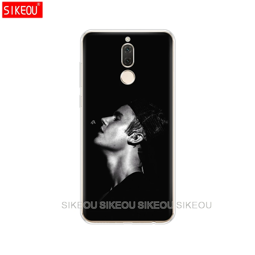 Silicone Cover phone Case for Huawei mate 7 8 9 10 pro LITE Fashion JUSTIN BIEBER Super Star