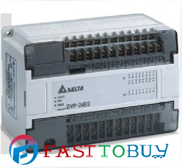Delta PLC ES series DVP24ES00T2 24-point 16DI-8DO (NPN transistor) AC power New dvp16sp11t delta s series plc digital module di 8 do 8 transistor npn new in box