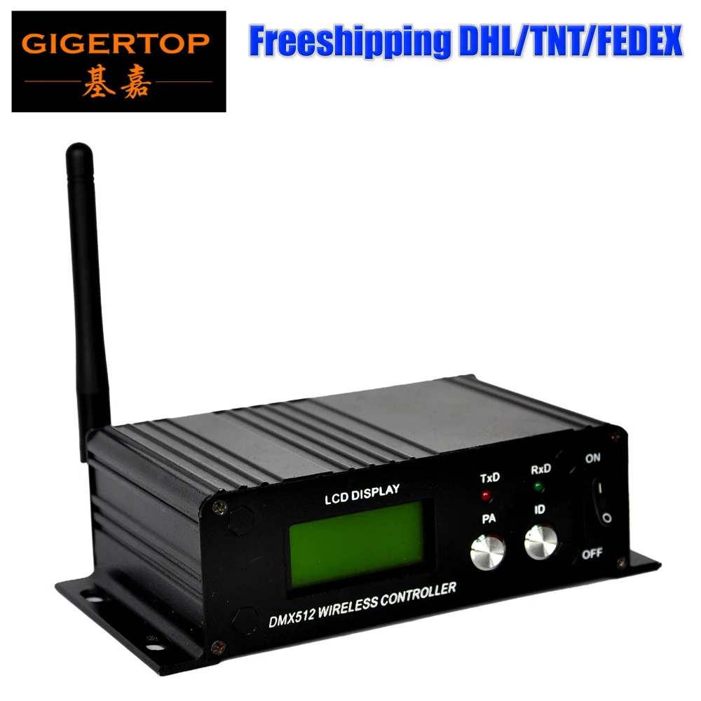 TIPTOP 2.4Ghz DFI LCD display Wireless DMX512 Transmitters receiver for