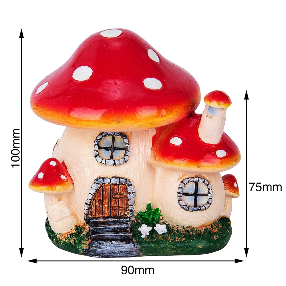 Грибной домик изделия из смолы мини Сказочный Сад Декор DIY орнамент пейзажные миниатюры аксессуары из смолы микро сад