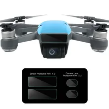 Для DJI Spark аксессуары для DJI Spark Защитная УФ-стекло пленка для объектива камеры защитная пленка/сенсорная защитная пленка