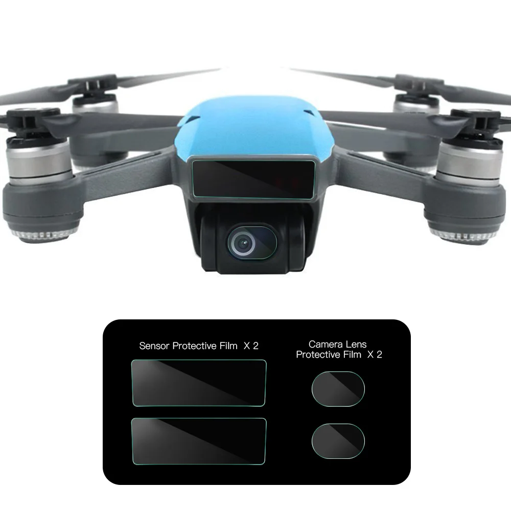 

For DJI Spark Accessories For DJI Spark Protective UV Glass Film Camera Lens Protector Film/Sensor Protector Film