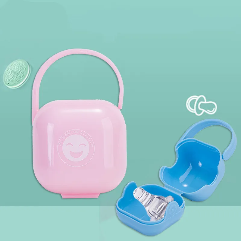 

1PCS Personalized Any Name Can Make Pacifier Storage Box Nipple Dustproof Soother Container Gift Baby Shower Custom Pacifier