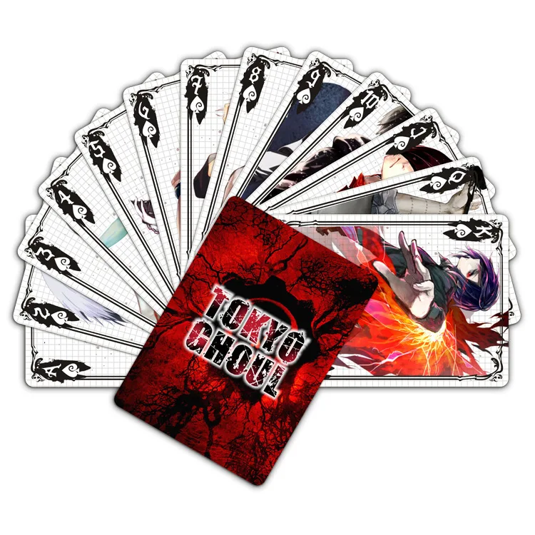 54 Sheets/Set Anime Tokyo Ghoul Poker Cards Comics Character Collection Playing Cards Christmas and New Year gifts