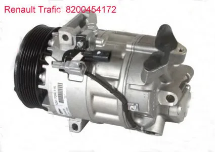 

air auto ac compressor for Zexel DCS17 fit Renault Trafic II, Vivaro 2.0 DCI 06- for Nissan Qashcai 2.0i 8200454172 926001DA0A