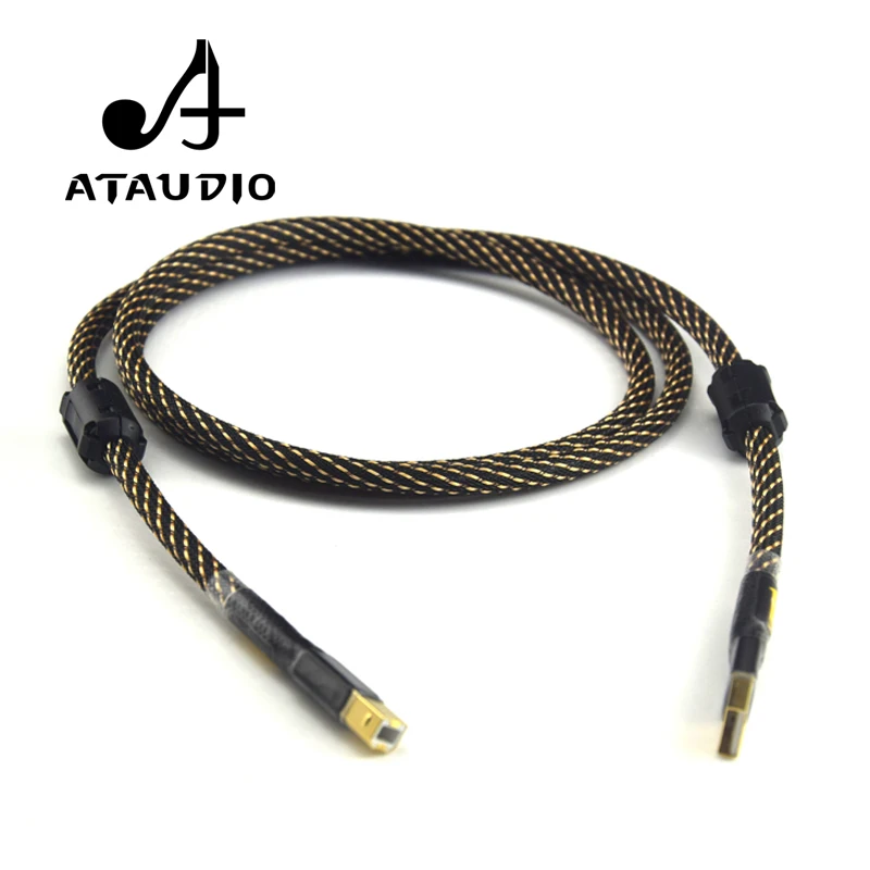 ATAUDIO Hifi USB кабель высокого качества тип A к Тип B Дата для DAC|hifi usb cable|usb hifi cabledac cable |