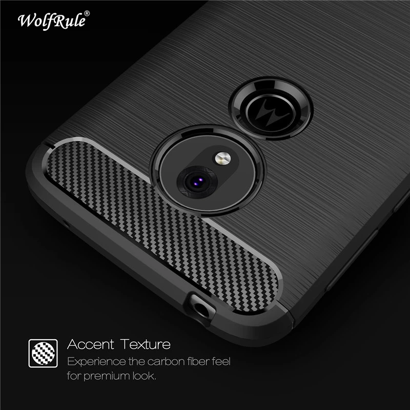WolfRule Case For Motorola Moto G7 Play Cover Shockproof Silicone Brushed Style Fundas g7 play | Мобильные телефоны и