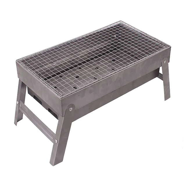 Outdoor One Piece Barbecue Household Charcoal Grill Small Outdoor One Piece Barbecue Household Charcoal Grill Small Size Simple Whole Set Tools