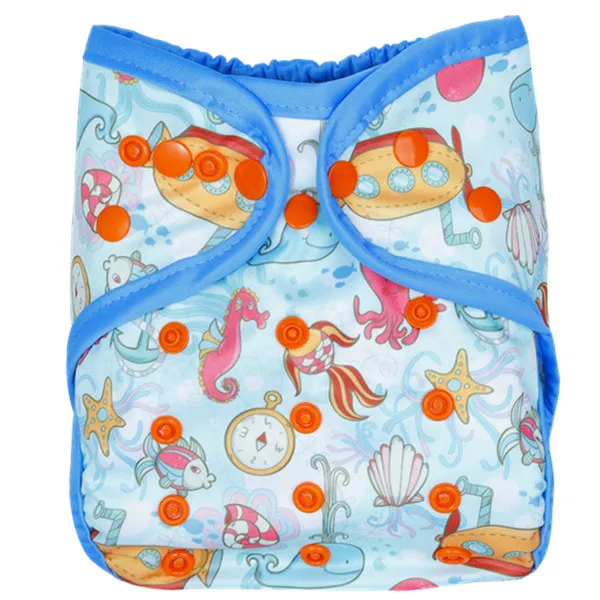[Simfamily] 1PCReusable водонепроницаемый PUL ткань пеленки Подгузники детские тканевые подгузники один размер подходит для всех детей моющиеся - Цвет: NO13