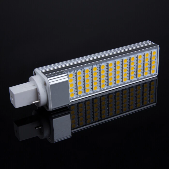 

dhl free shipping 5050 SMD 12W E27 G24 LED Corn Light Bulb Lamp Lighting 85~265V 52 leds warranty 2 years