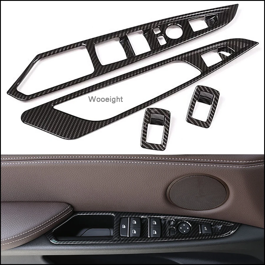 

4 шт., накладки на подлокотники для BMW X5 F15 2014-2018 X6 F16 2015 2016 2017