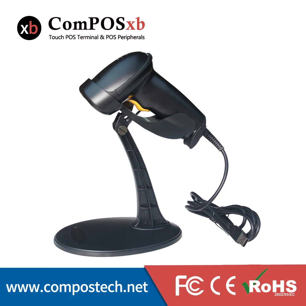 

Free shipping Manufacturer direct sale handheld 1D barcode scanner/usb interface for ordering system