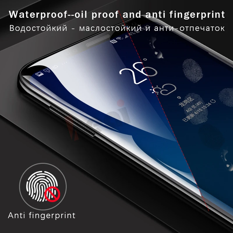15D защита экрана с изогнутыми краями для Samsung Galaxy S8 S9 S10 Plus S10E полная защитная