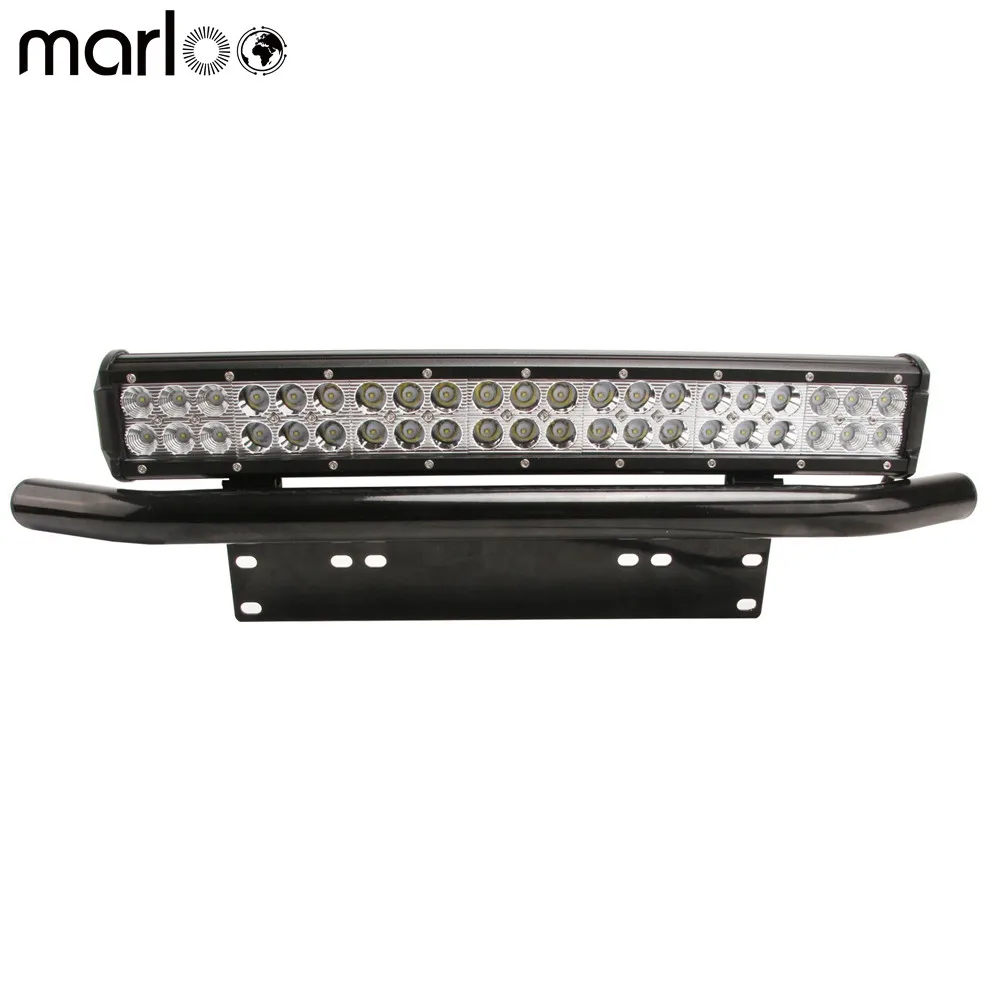 Universal Front License Plate Mount Bracket With Offroad 20&quot 126W LED Light Bar For Chevy Truck SUV 4X4 4WD Car | Автомобили и