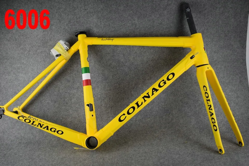 Красный C60 c64 карбоновый дорожный каркас полный углеродного волокна набор рам для дорожных велосипедов карбоновая рама для велосипеда
