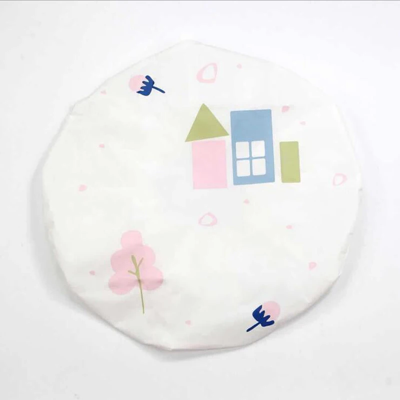 

Fashion Nordic Minimalist Style Fan Dust Cover Short Round Elastic Band Easy To Install Household Goods