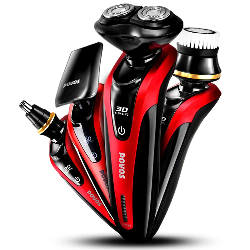 LM1036 Men's Electric Shaver Foil Razor USB Charged Waterproof