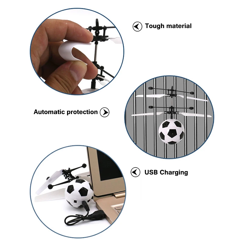 Новый Инфракрасный Индукционная беспилотный Летающий светодиодное освещение мяч вертолет детская игрушка жест-зондирования не нужно