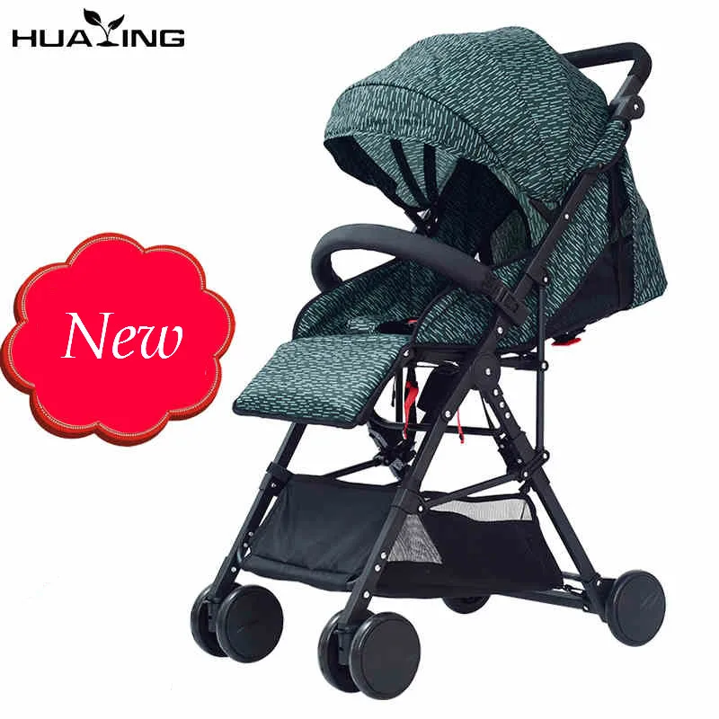 

Lightweight Baby stroller 3 in 1 portable folding high landscape aluminium alloy frame children umbrella cart newborn carriage