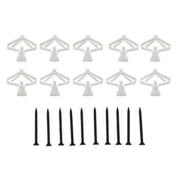 

10 Piece Set 3.5 x 50 Aircraft Expansion Tube Hollow Wall Curtain Gypsum Board Expansion Screw Anchor Bolt Up