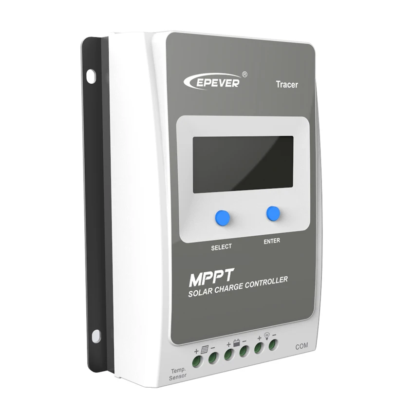 EPever MPPT 40A/30A/20A/10A Солнечный контроллер заряда черный-светильник ЖК-солнечный регулятор для 12 В 24 В свинцово-кислотных литий-ионных батарей