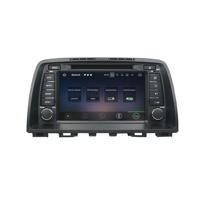 Sale Liislee 2 din Car Navigation GPS For Mazda 6 2012~2014 Android Audio Video Radio Big Screen Stereo Multimedia Player Bluetooth 1