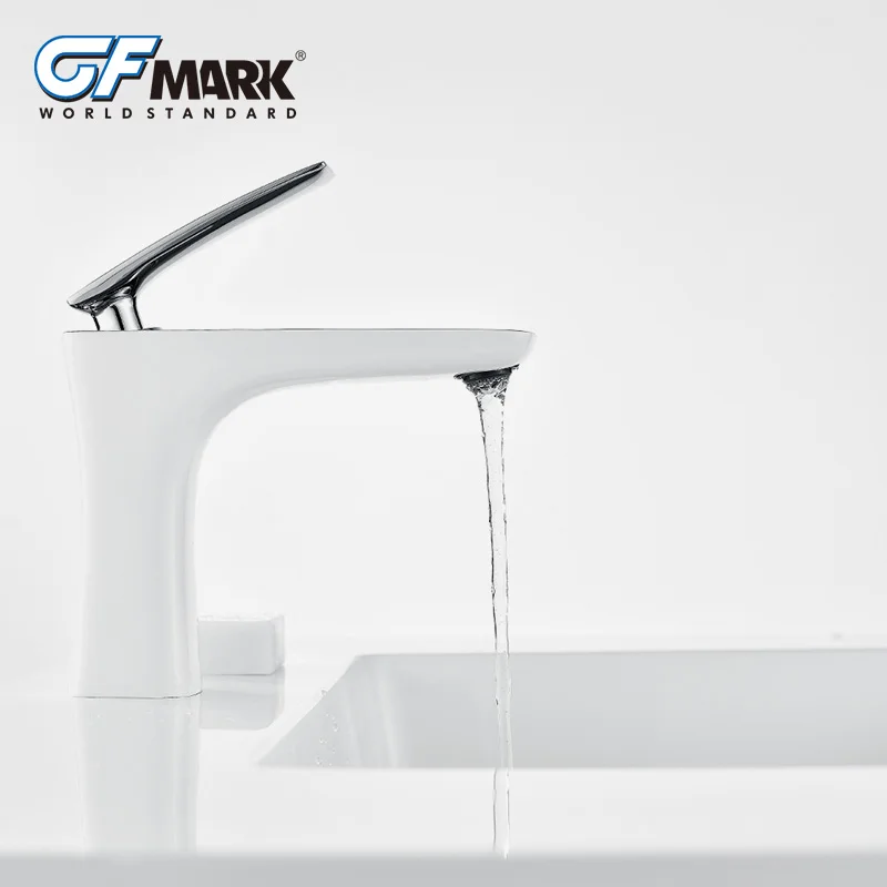 GFmark смесительный кран белый матовый черный хром краны настенное крепление