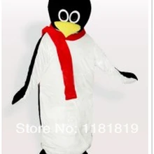 Талисман детский Пингвин с красным шарфом костюм талисмана Модный на заказ костюм аниме маскарадные костюмы маскот нарядное платье карнавальный костюм