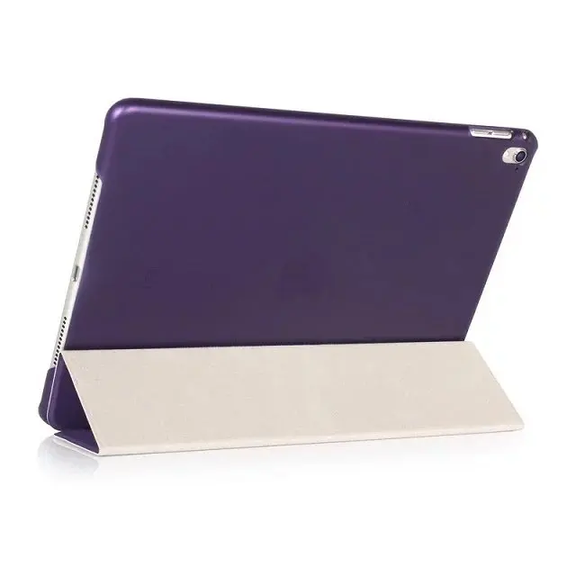 

Ultra Slim Tri-Fold PU Leather Case with Crystal Hard Back Smart Stand Case for Apple iPad Air 2/iPad 6 tablet Flip Cover
