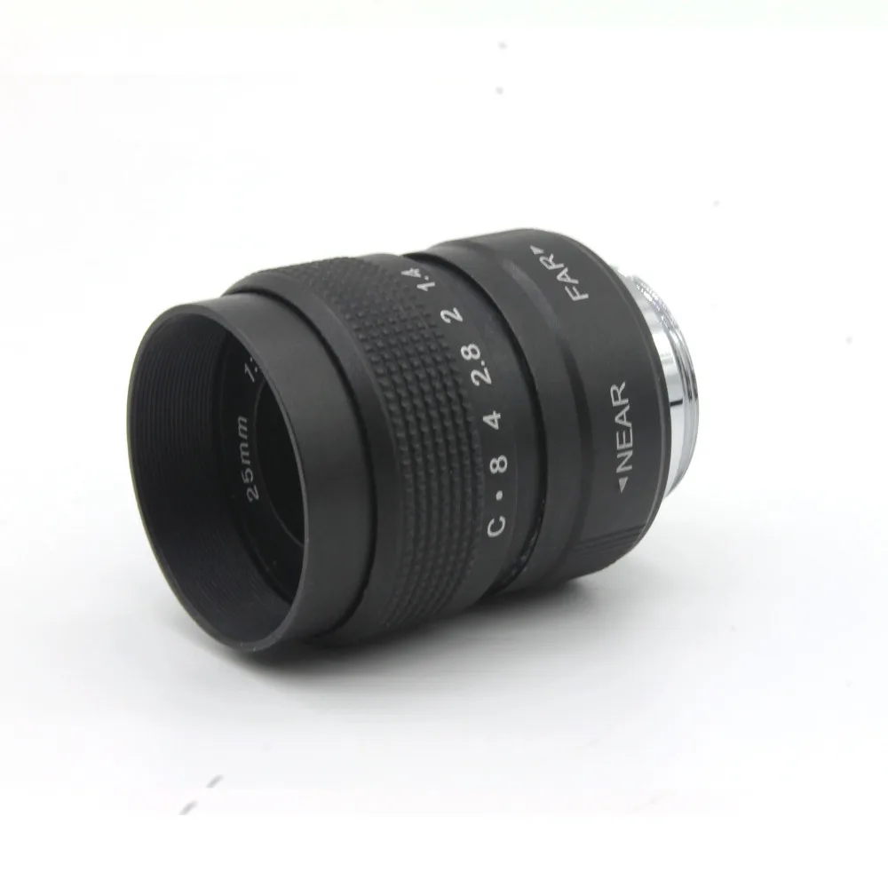 25 мм F1.4 CCTV TV кино объектив + крепление для EOS M Марко Бесплатная доставка|25mm f1.4|tv