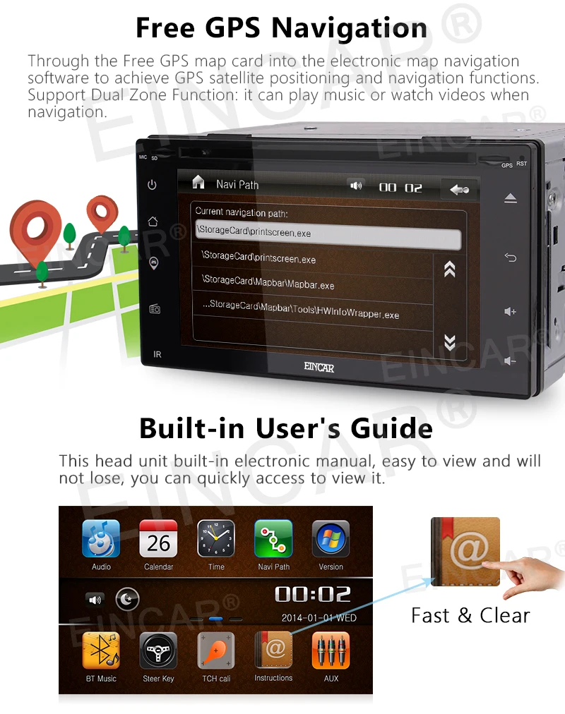 Sale Car tape recorder gps Stereo Double Din Car DVD Player GPS Navigation Headunit Radio for Universal car USB SD in Center console 4 Sale Car tape recorder gps Stereo Double Din Car DVD Player GPS Navigation Headunit Radio for Universal car USB SD in Center console 4