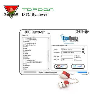 

DTCRemover DTC Remover Use to remove or disable DTCs for different Cars Obd M-BUS Car PASS CODE TOOL