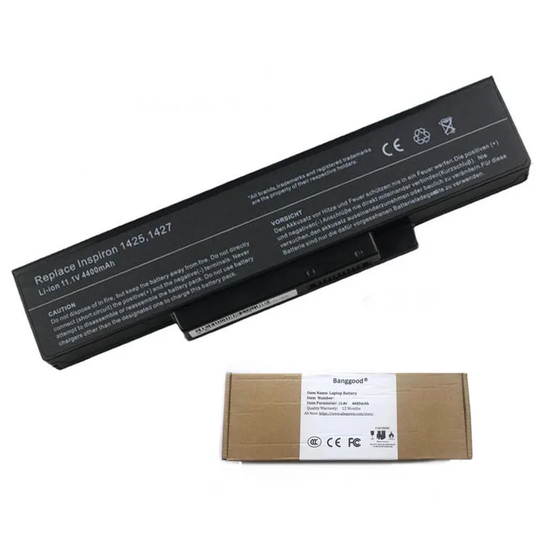 

4400mAh 1425 1427 Laptop Battery for Dell Inspiron 1428 Compal EL80 EL81 FL90 FL91 for LENOVO E42 K42 BEE0110202 D-DST1246