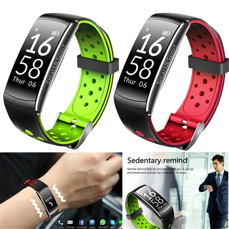 

Q8 Smart Bracelet Heart Rate Monitor Fitness Tracker Bluetooth Wristband IP68 Waterproof Sport Smart watch for Vivo xiomi mi a1