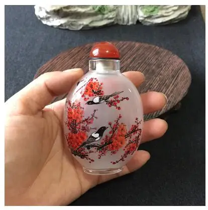 Бутылка для табаков, внутренние картины с китайскими характеристиками, китайские элементы культуры, фигурки, бутылки для табаков, подарки - Цвет: magpies