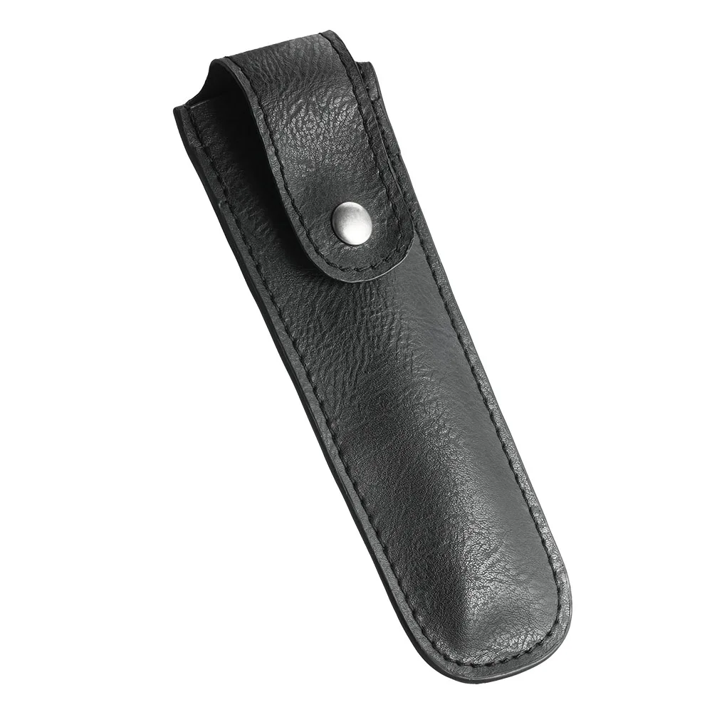 

Straight Razor PU Leather Pouch Sheath Razor Sheath Shaving Folding Knife Pouch Cover Sheath Case Holder