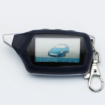 

Russian Keychain C9 Remote Control key Fob For Two Way Car Alarm Starline C9 Twage Alarm System Engine Starter