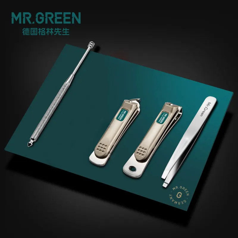 Набор профессиональных кусачек для ногтей MR.GREEN из нержавеющей стали домашние