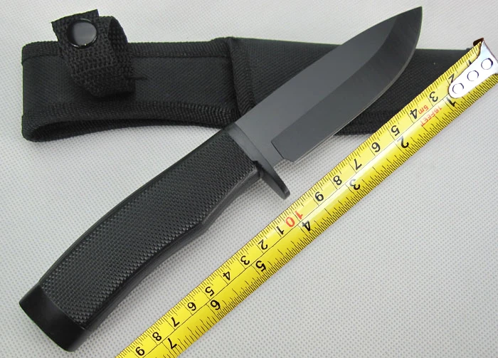 Fine 009 Buck Hunting Knife 5Cr15 Blade ABS Handle Camping Tactical