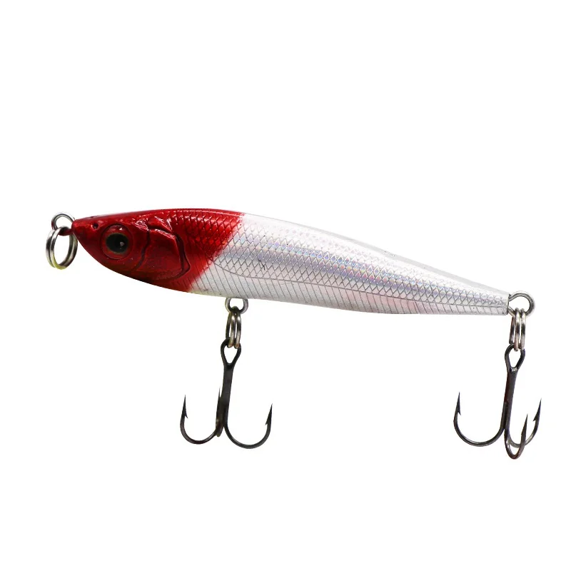 Fishing Lures 1 Piece 7cm 8g Sinking Jerkbait Vibration Wobblers Plastic Rattlin VIB Hard Lure Artificial Bait DROP SHIP