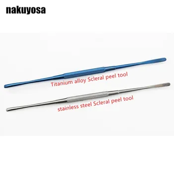 

Ophthalmic microinstruments: stainless steel/titanium alloy double-head peeler periosteum peeler Scleral peel tool