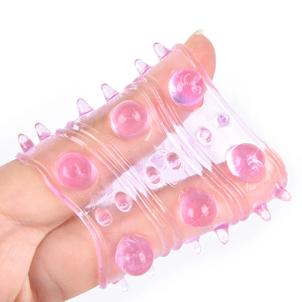 

2Pcs Time Delay Cock Ring Massage For Male Men Soft Elastic Vibrating Rings Massage Sleeve Waterproof Toys