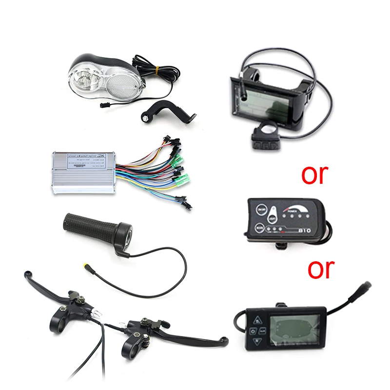 

Free Shipping Ebike Accessories Kit Without Battery and Motor for Electric Bike Display Twist Throttle controller brake lever