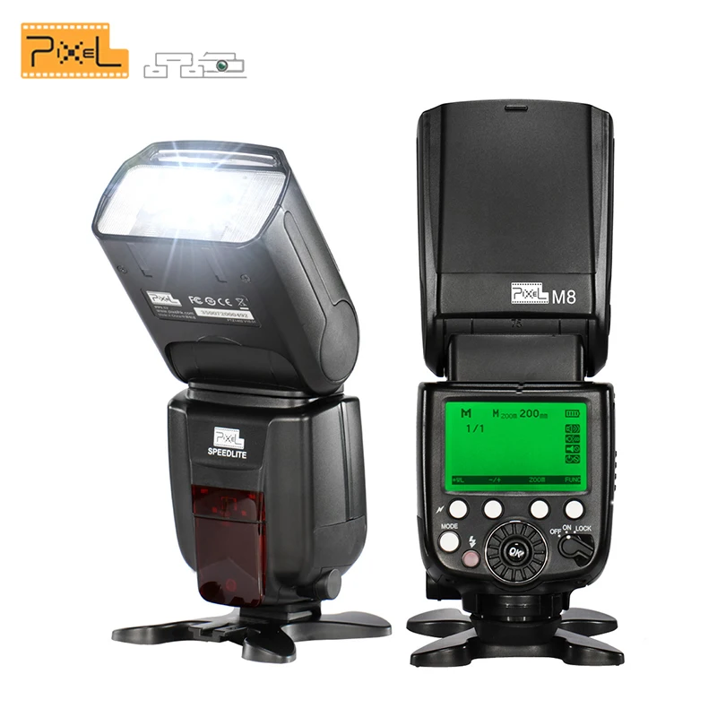 Pixel M8 универсальная вспышка Speedlite 2 4G Беспроводная передача с King профессиональный