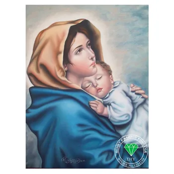 

New 5D Diy Diamond Painting Religion Icon Gipsy Madonna Diamond Mosaic Needlework Crafts Rhinestones 3D Embroidery Cross Stitch