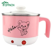 TOPINCN 1.8L мини Нержавеющая сталь Электрический Пособия по кулинарии горшок быстрого Лапша Плита 110 В, штепсельная вилка стандарта США